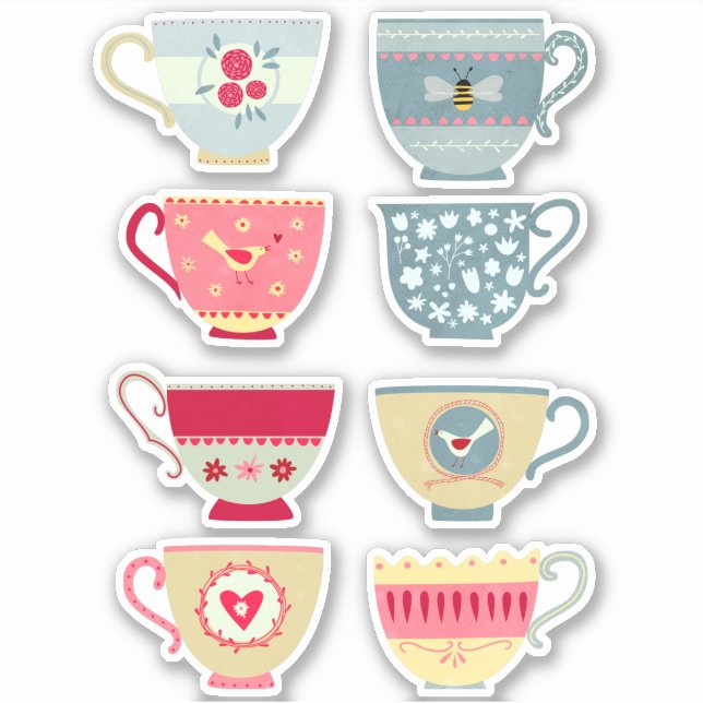 Adesivo Tea Cups (Frente)