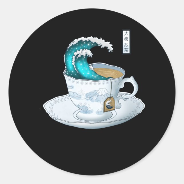 Adesivo Tea Excelente Wave Off Kanagawa (Frente)