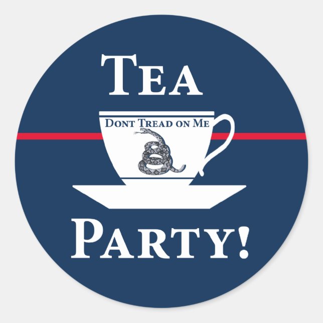 Adesivo Tea Party! (Frente)