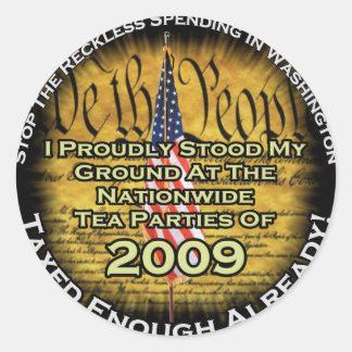 Adesivo Tea party 2009