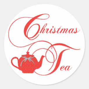 Adesivo Tea party simplesmente elegante do Natal