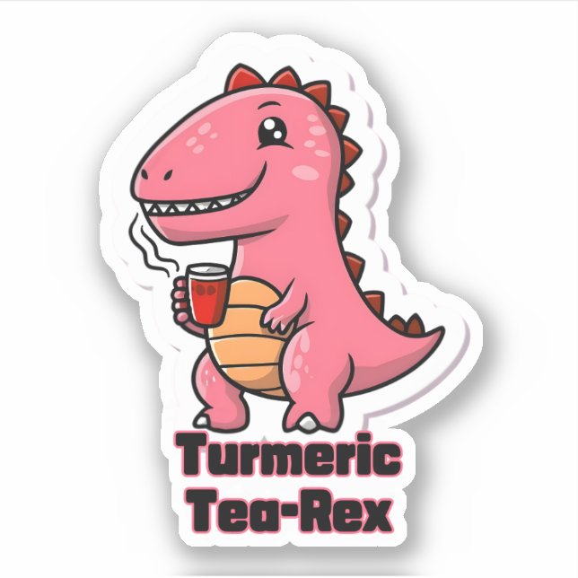 Adesivo Tea-Rex Turmeric (Frente)