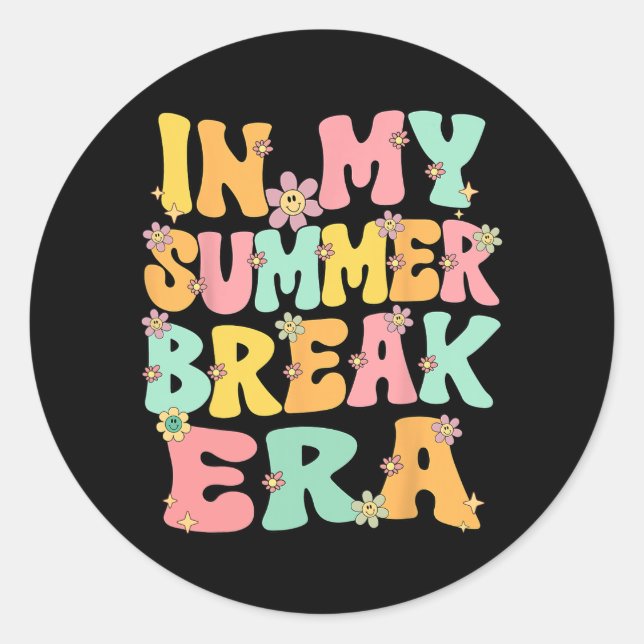 Adesivo Teac de Break Retro Groovy Summer Break Era (Frente)