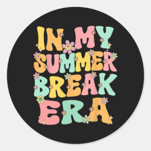 Adesivo Teac de Break Retro Groovy Summer Break Era