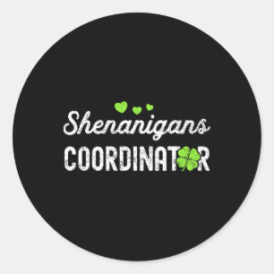 Adesivo Teac do Dia de São Patrício Feliz Coordenador Shen