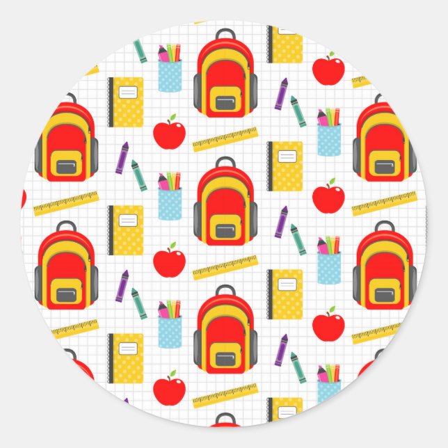 Adesivo Teacher Gift | Apple Back To School (Frente)