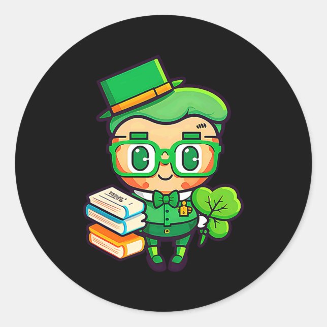 Adesivo Teacher Leprechaun St Patricks Day Teacher T Shirt (Frente)