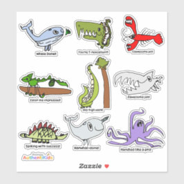 Adesivo Teacher Reward Stickers - Animal Encouragement