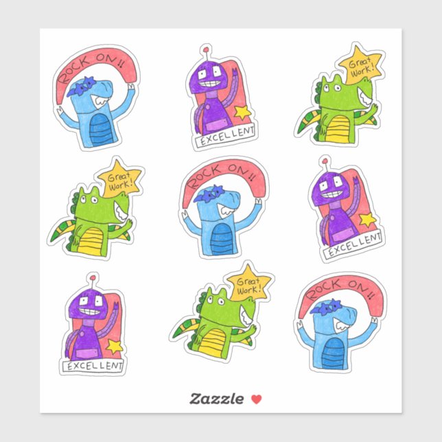 Adesivo Teacher Student Reward Stickers (Folha)