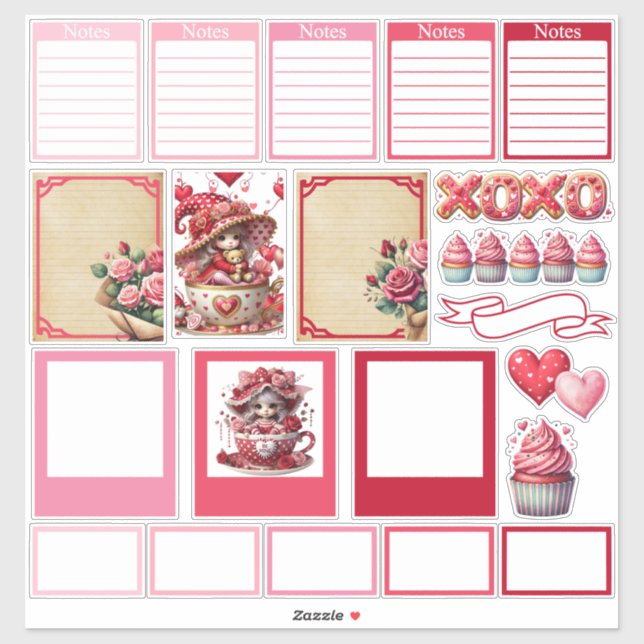 Adesivo Teacup Gnomo Gals and Things Sticker (Folha)