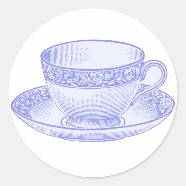 Adesivo Teacup Roxo (Frente)