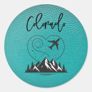 Adesivo Teal Colorado Passport