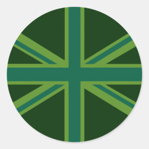 Adesivo Teal Green Union Jack Decor