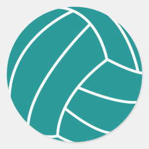 Adesivo Teal Green Voleibol