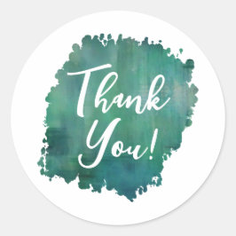 Adesivo Teal Obrigado Sticker