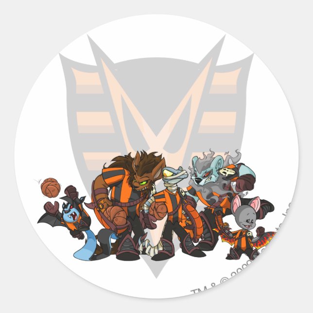 Adesivo Team Haunted Woods Group (Frente)