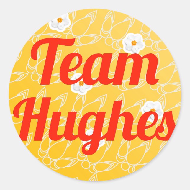 Adesivo Team Hughes (Frente)