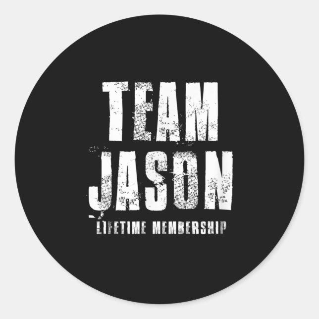 Adesivo Team Jason Motivational Insrational Proud Family  (Frente)