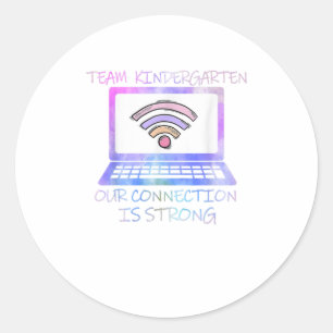 Adesivo Team Kindergarten nossa conexão é forte