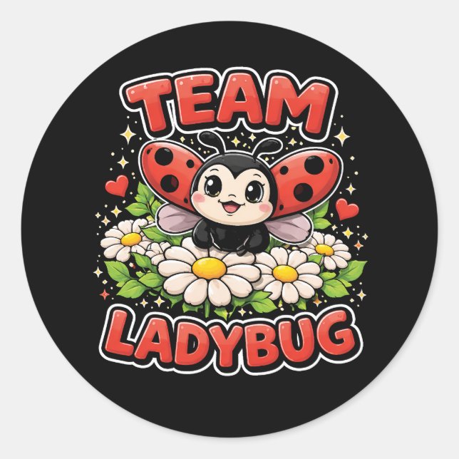 Adesivo Team Ladybug (Frente)