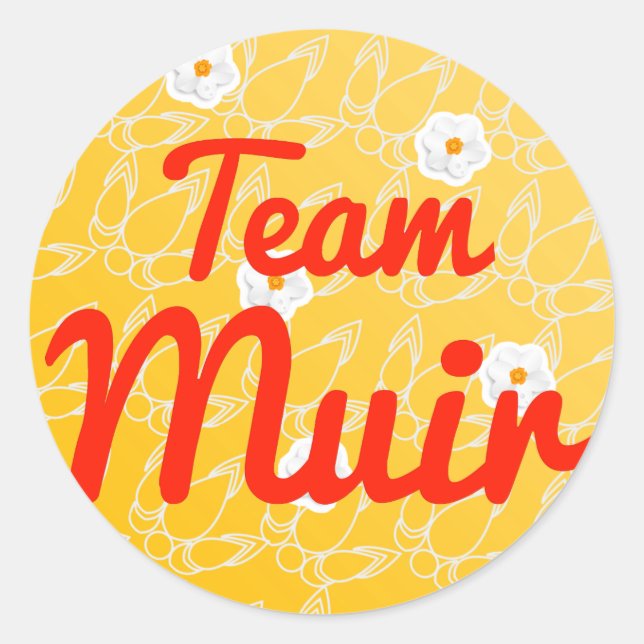 Adesivo Team Muir (Frente)