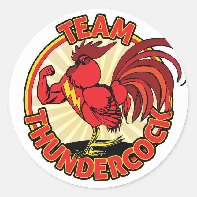Adesivo Team Thundercock Sticker (Frente)