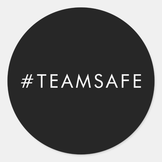 Adesivo Team Vax Pro Vaccine Black Sticker Design (Frente)