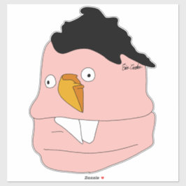 Adesivo Teardrop nose goofy puppet