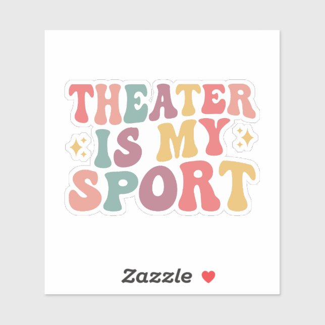 Adesivo Teatro É Meu Esporte (Folha)