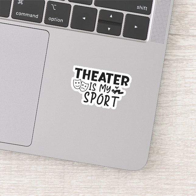 Adesivo Teatro É Meu Esporte (Detalhe)