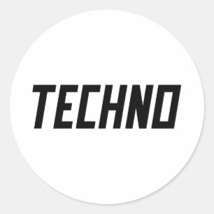 Adesivo TECHNO Music