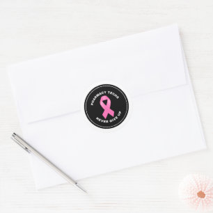 Adesivo Tecidos Farmáticos Nunca Desistem De Fita Rosa