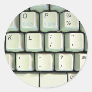 Adesivo Teclado de máquina de escrever