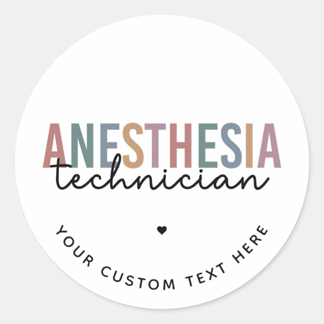 Adesivo Técnica De Anestesia Personalizada (Frente)