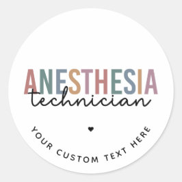 Adesivo Técnica De Anestesia Personalizada