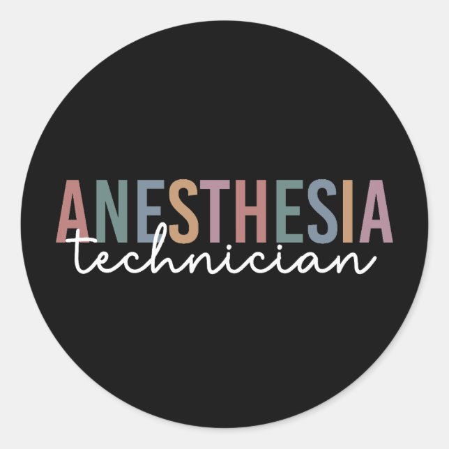 Adesivo Técnica De Anestesia Retro-Anestésica Técnica (Frente)