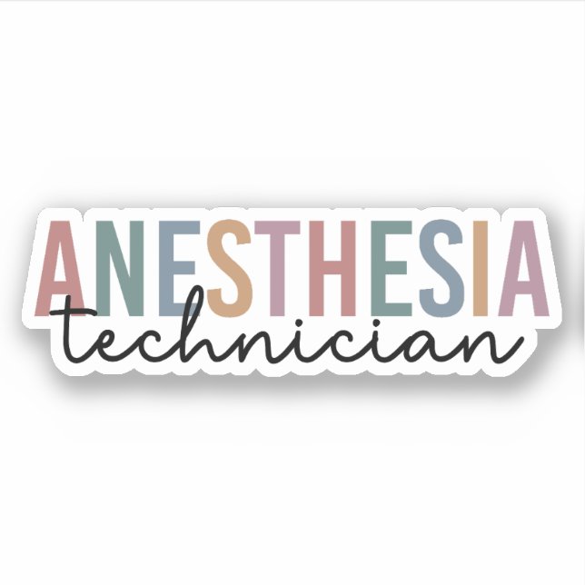 Adesivo Técnica De Anestesia Retro-Anestésica Técnica (Frente)