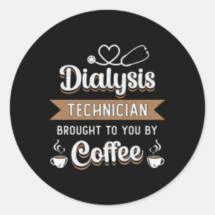 Adesivo Técnica De Diálise Trouxe Café Nefrologia Tech