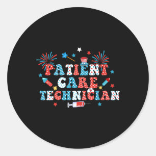 Adesivo Técnico de Atendimento ao Paciente do USA Firework