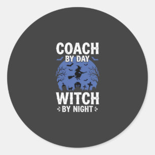 Adesivo Técnico de Halloween de Dia Bruxa à Noite Design