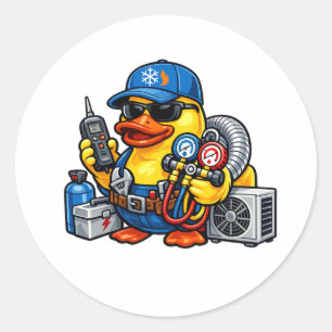 Adesivo Técnico de HVAC Pato de Borracha