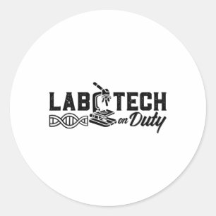 Adesivo Técnico De Laboratório De Ciência De Deveres Do La