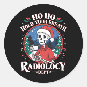 Adesivo Técnico de Radiologia de Natal Esqueleto Técnico d