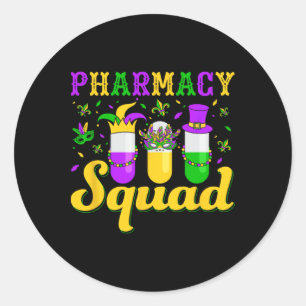 Adesivo Técnico Farmacêutico da Faracy Squad Mardi Gras