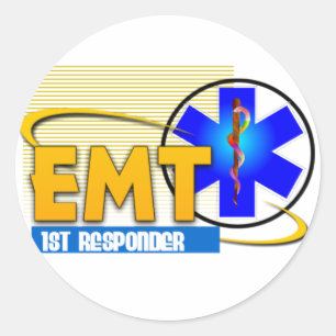 Adesivo TÉCNICO MÉDICO da EMERGÊNCIA do QUE RESPONDE de