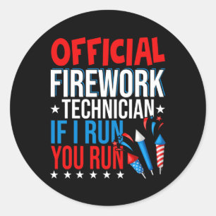 Adesivo Técnico Oficial de Fogos de Artifício Dia da Indep