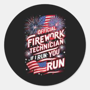 Adesivo Técnico Pirotécnico de Fogos de Artifício 4 de Jul
