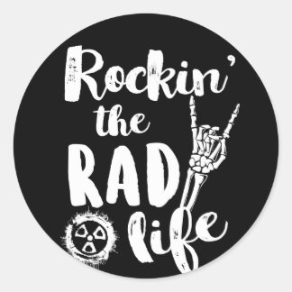 Adesivo Técnico Rockin da radiologia a vida do Rad