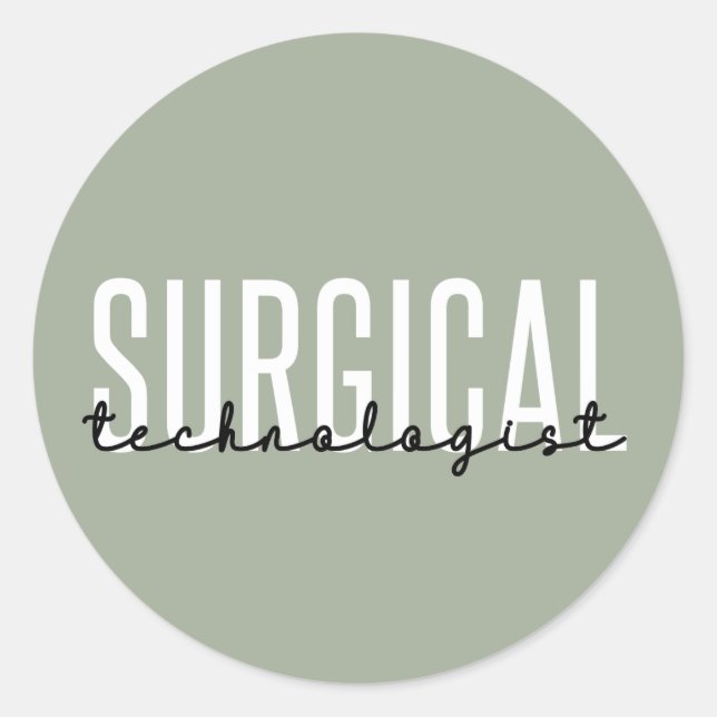 Adesivo Tecnologia cirúrgica Med Surg Tech Cirurgia (Frente)