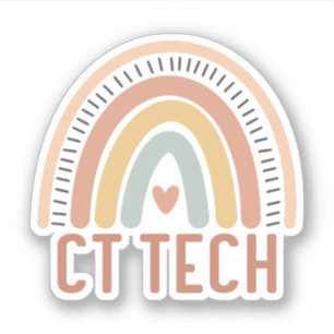 Adesivo Tecnologia CT, Tecnólogo Computacional Tomografia